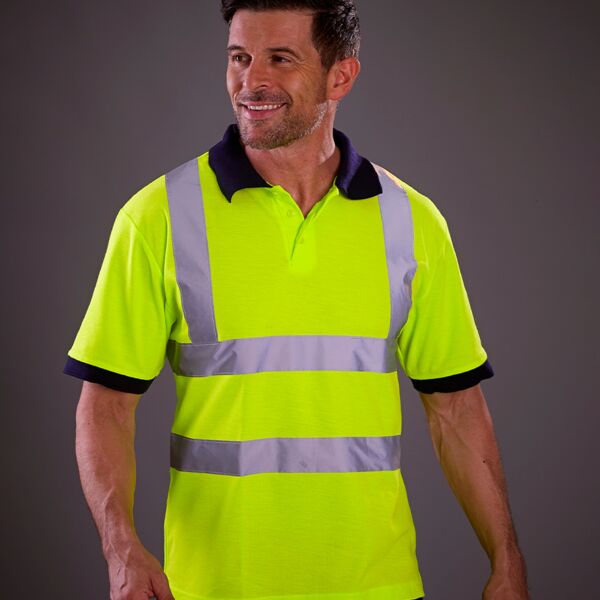 Yoko Yoko Hi-Vis Polo Shirt YK015 Yoko Hi-Vis Polo Shirt Thumbnail