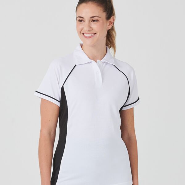 Finden & Hales Finden + Hales Ladies Performance Piped Polo Shirt LV371 Finden + Hales Ladies Performance Piped Polo Shirt Thumbnail