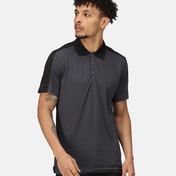 Regatta Regatta Contrast Quick Wicking Piqué Polo Shirt RG424 Regatta Contrast Quick Wicking Piqué Polo Shirt Thumbnail