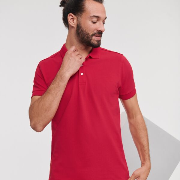 Russell Russell Stretch Piqué Polo Shirt 566M Russell Stretch Piqué Polo Shirt Thumbnail