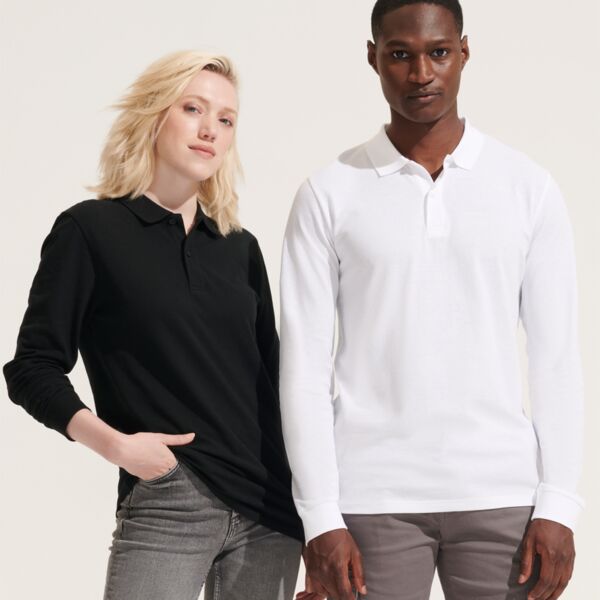 SOL'S SOL'S Unisex Planet Long Sleeve Piqué Polo Shirt 04241 SOL'S Unisex Planet Long Sleeve Piqué Polo Shirt Thumbnail