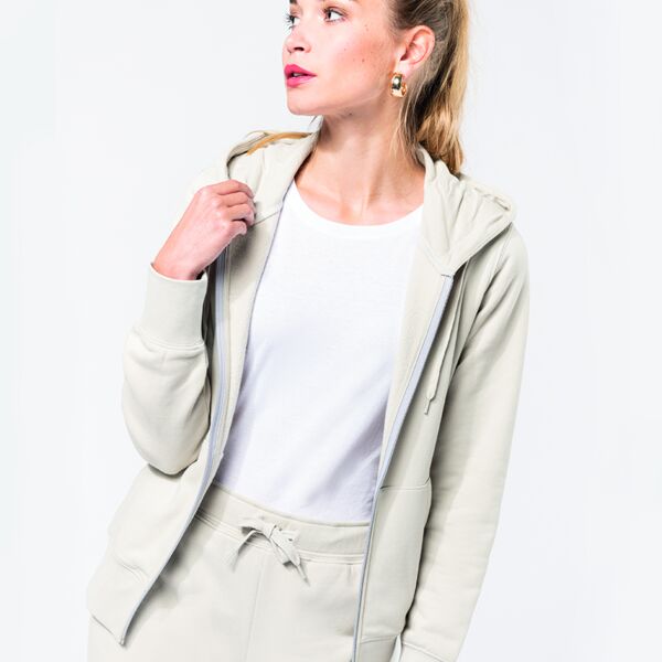 Kariban Kariban Ladies Eco Friendly Full Zip Hoodie KB4031 Kariban Ladies Eco Friendly Full Zip Hoodie Thumbnail