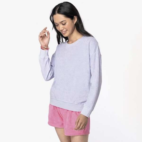 Native Spirit Native Spirit Ladies Terry Towel Sweatshirt NS413 Native Spirit Ladies Terry Towel Sweatshirt Thumbnail