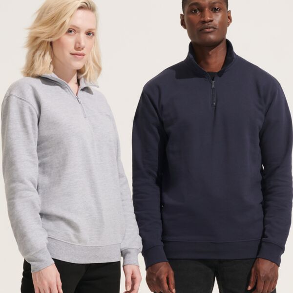 SOL'S SOL'S Unisex Conrad 1/4 Zip Sweatshirt 04234 SOL'S Unisex Conrad 1/4 Zip Sweatshirt Thumbnail