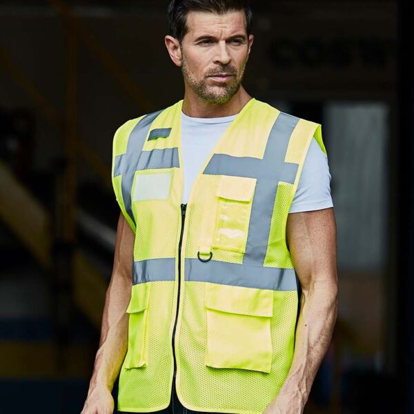 Yoko Yoko Hi-Vis Top Cool Open Mesh Executive Waistcoat YK107 Yoko Hi-Vis Top Cool Open Mesh Executive Waistcoat Thumbnail