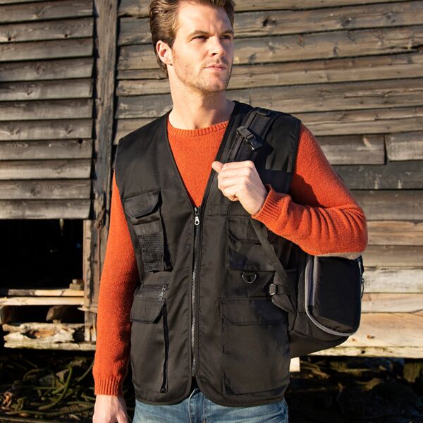 Result Work-Guard Result Work-Guard Safari Waistcoat RS45 Result Work-Guard Safari Waistcoat Thumbnail