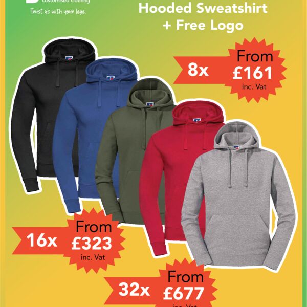 Russell Russell Authentic Hooded Sweatshirt Bundle 265M Russell Authentic Hooded Sweatshirt Bundle Thumbnail